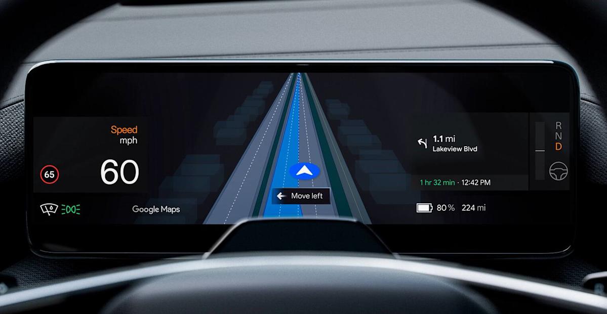 Google Maps is adding live lane guidance for the Polestar 4
