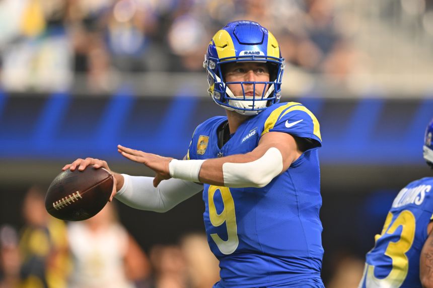 Los Angeles Rams quarterback Matthew Stafford passes against New Orleans on Sunday.