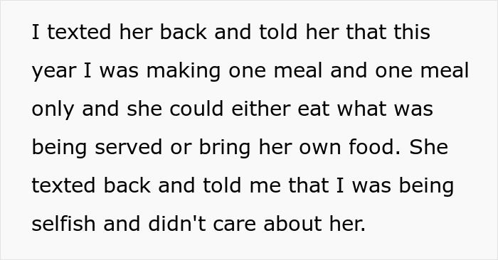 Woman Cancels Thanksgiving After 20 Years Of Hosting Because Of Sister-In-Law's Crazy Diet