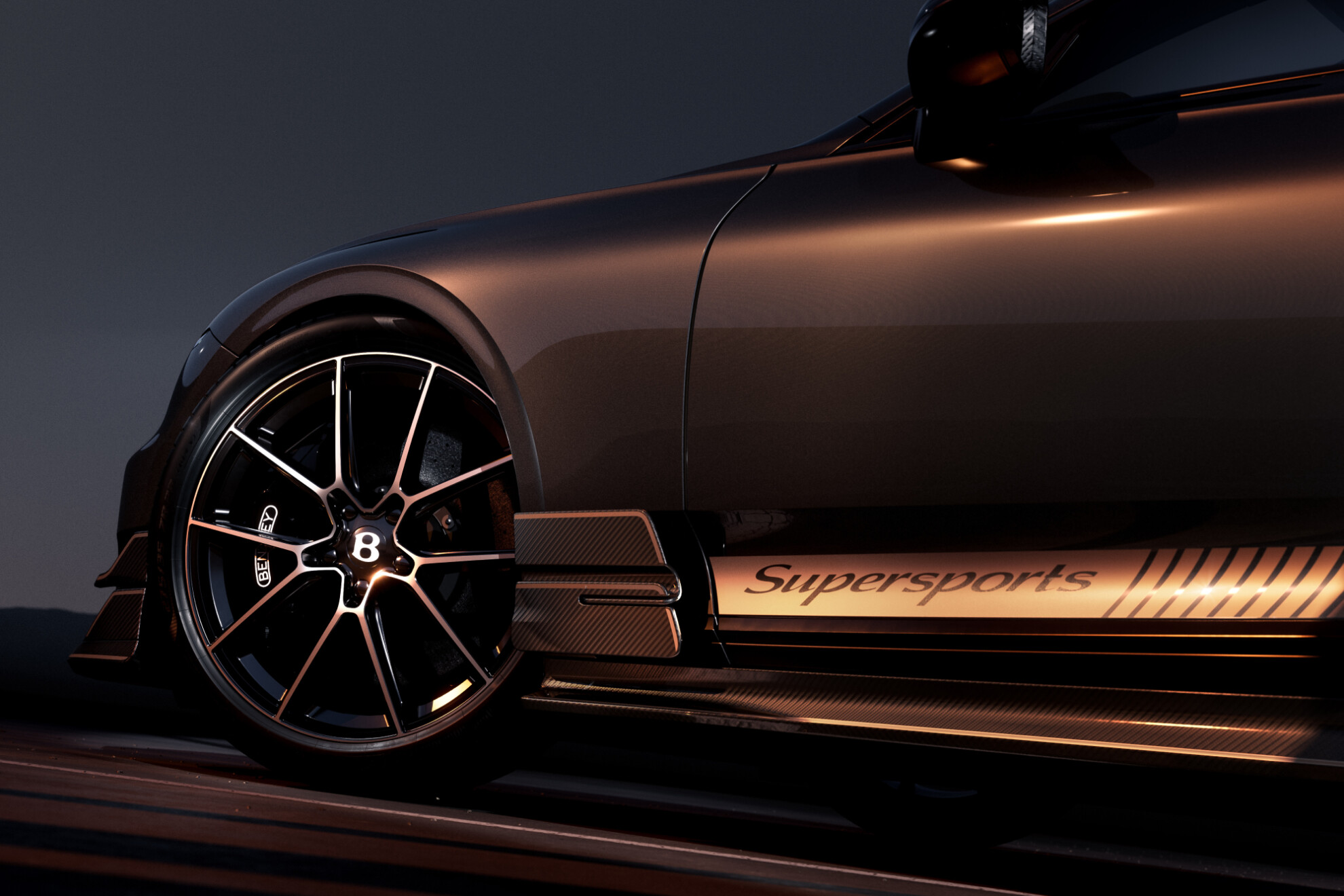  Bentley Continental Supersports is a rear-drive, twin-turbo V8 beast