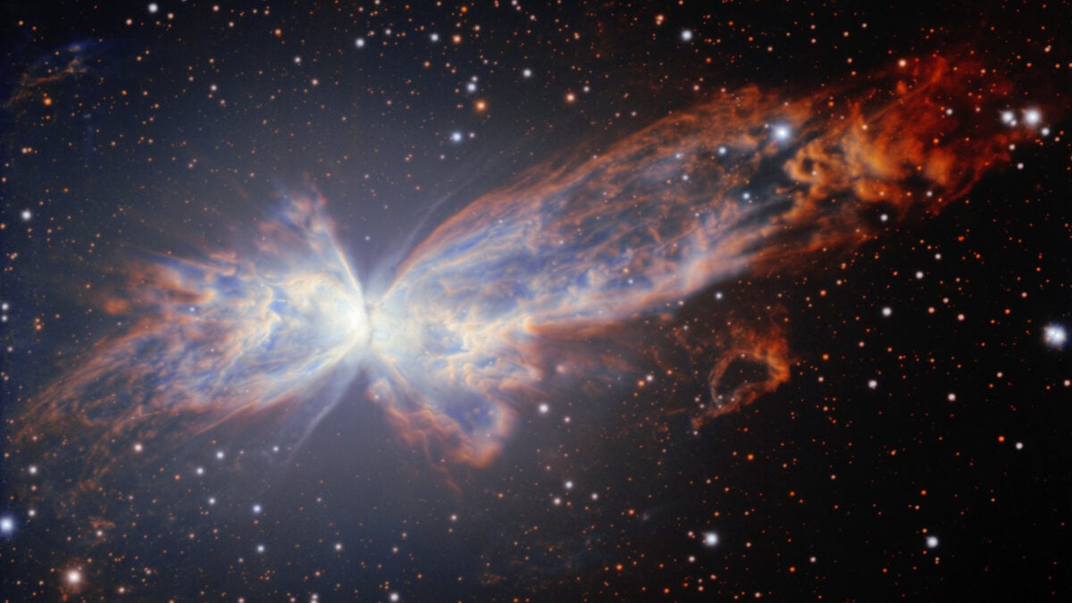  New View of Iconic Butterfly Nebula Is Shockingly Gorgeous