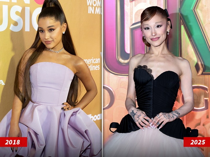 ariana grande before after sub split getty swipe