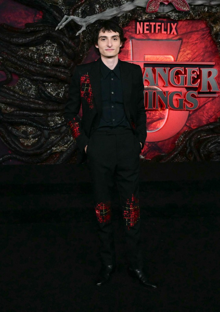 Finn Wolfhard attends the "Stranger Things" season 5 premiere