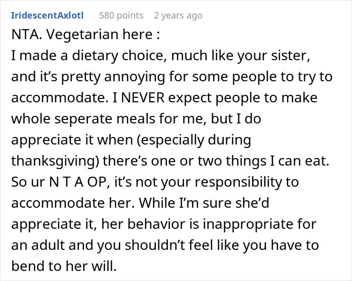 Woman Cancels Thanksgiving After 20 Years Of Hosting Because Of Sister-In-Law's Crazy Diet