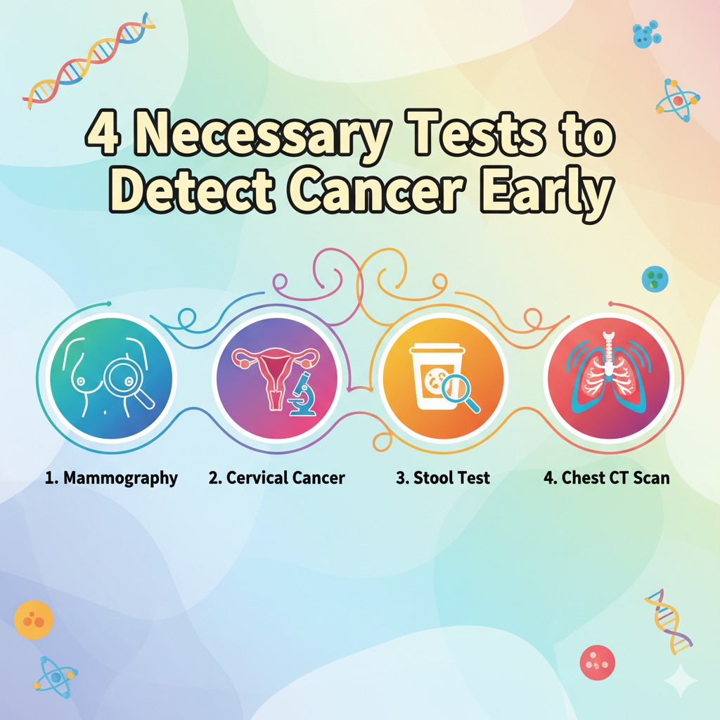 4 necessary tests to detect cancer early. (Google Gemini)