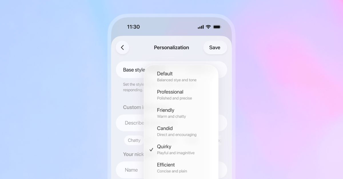  OpenAI releases ‘warmer, more intelligent’ GPT-5.1 for ChatGPT