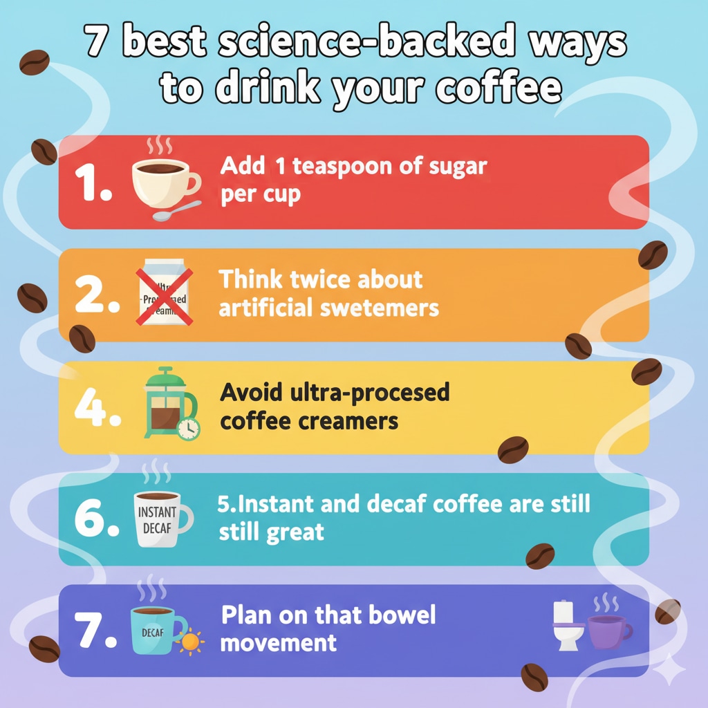 Science back tips to upgrade your daily coffee. (Google Gemini)