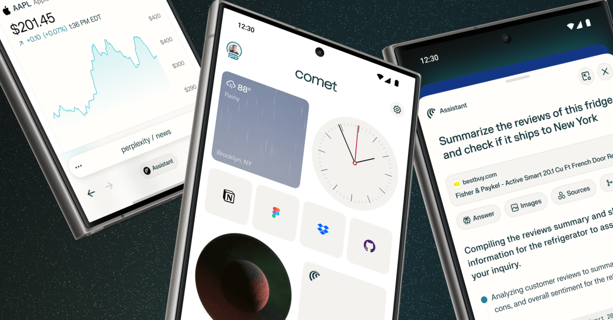  Perplexity brings its Comet browser to Android