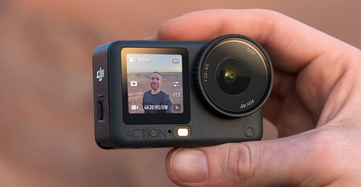  DJI’s Osmo Action 6 has an adjustable aperture to let in more light