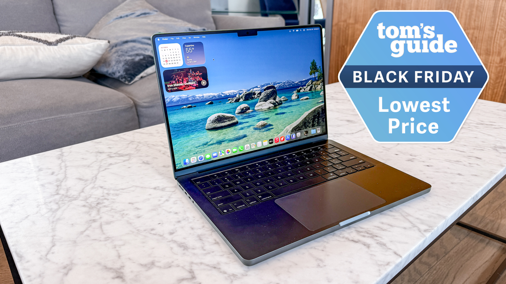 MacBook M5 with Tom's Guide Black Friday deals badge