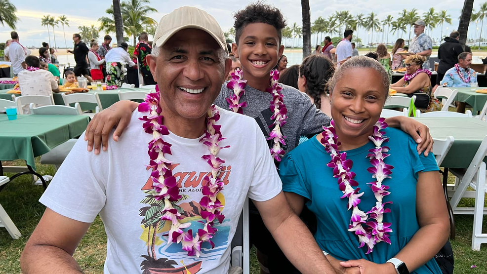 Anchor Mark Spain with his family (Credit: Mark Spain, ABC13)