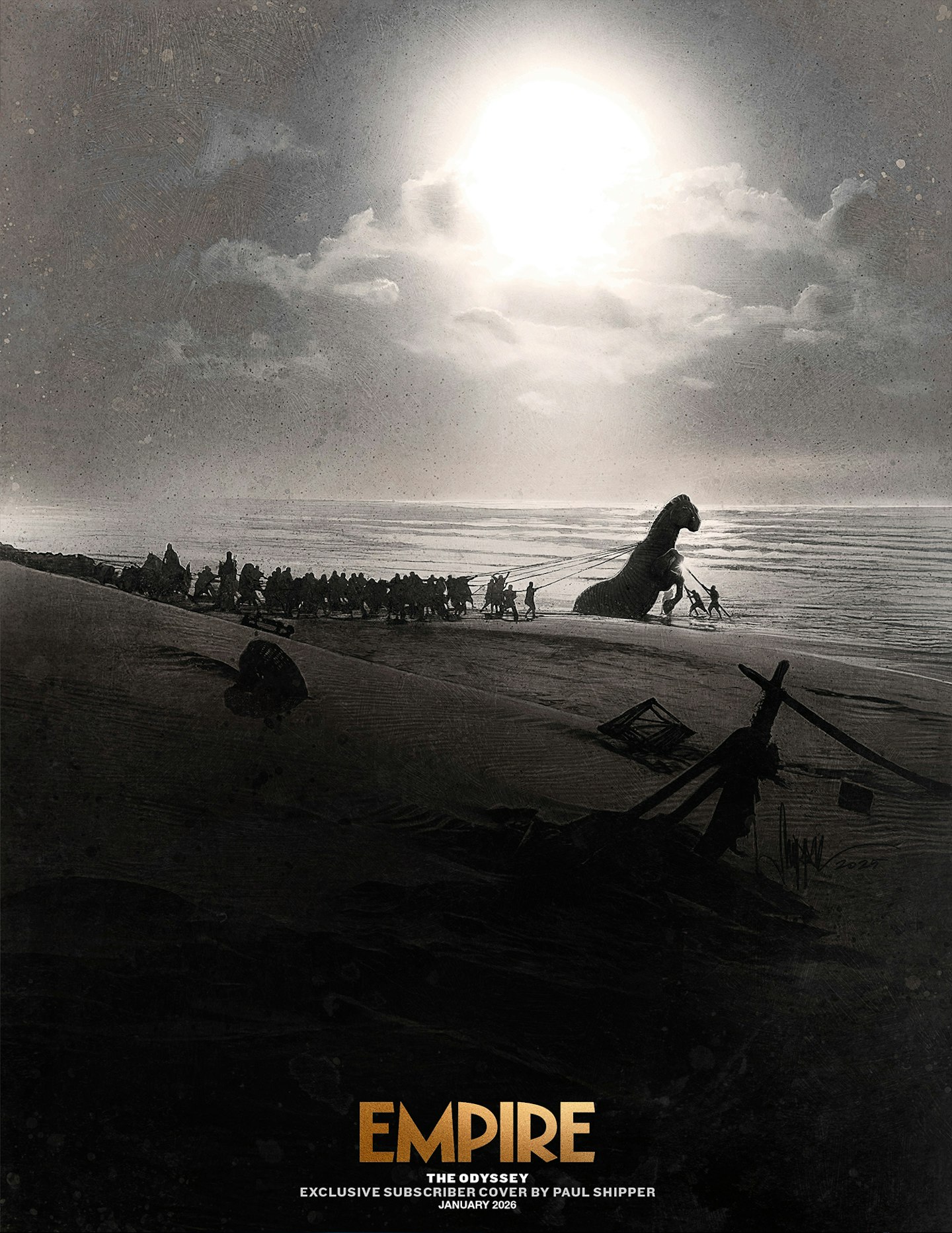 Empire – January 2026 issue – The Odyssey subs cover