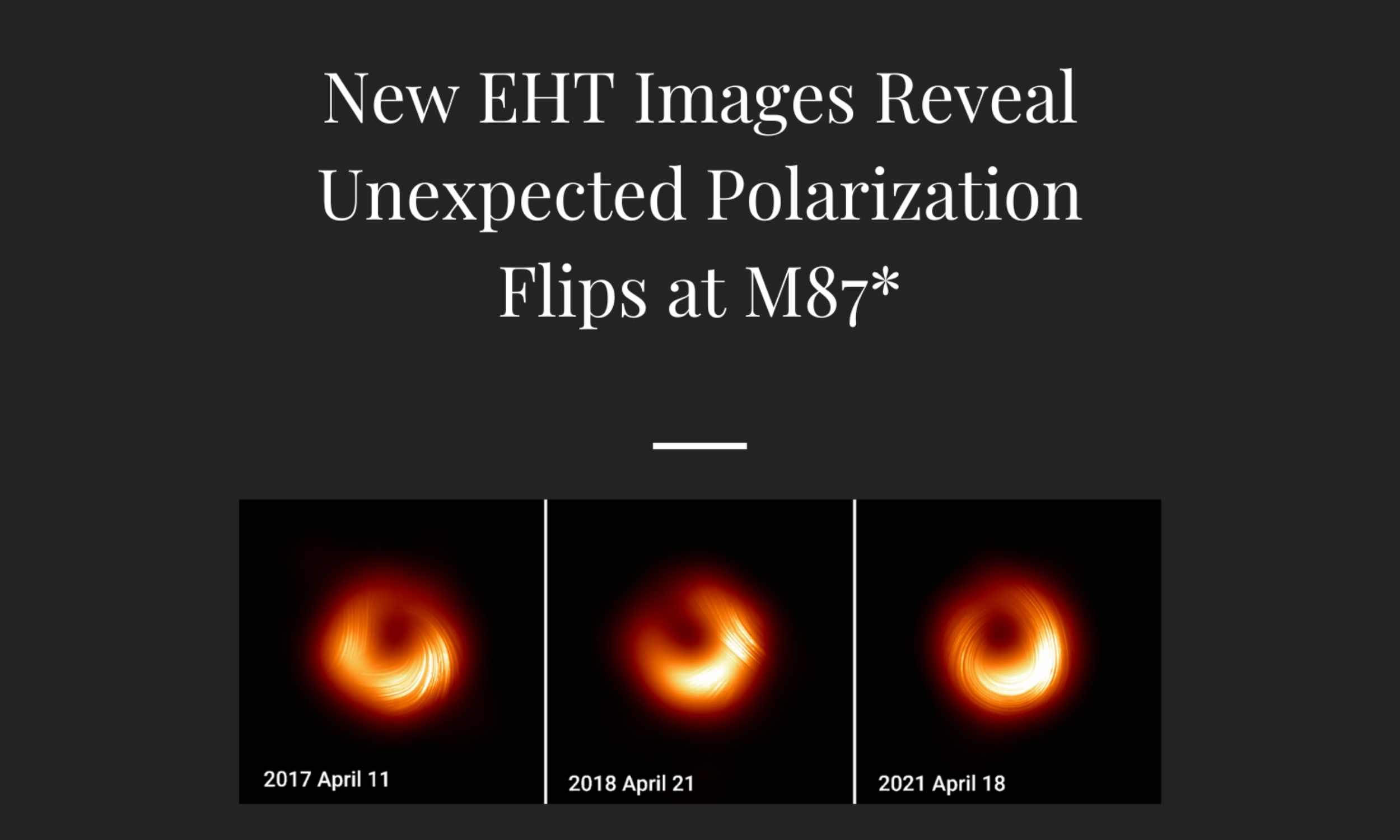  First black hole ever photographed has changed, reasons unknown