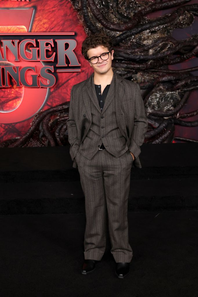 Gaten Matarazzo attends the "Stranger Things" season 5 premiere