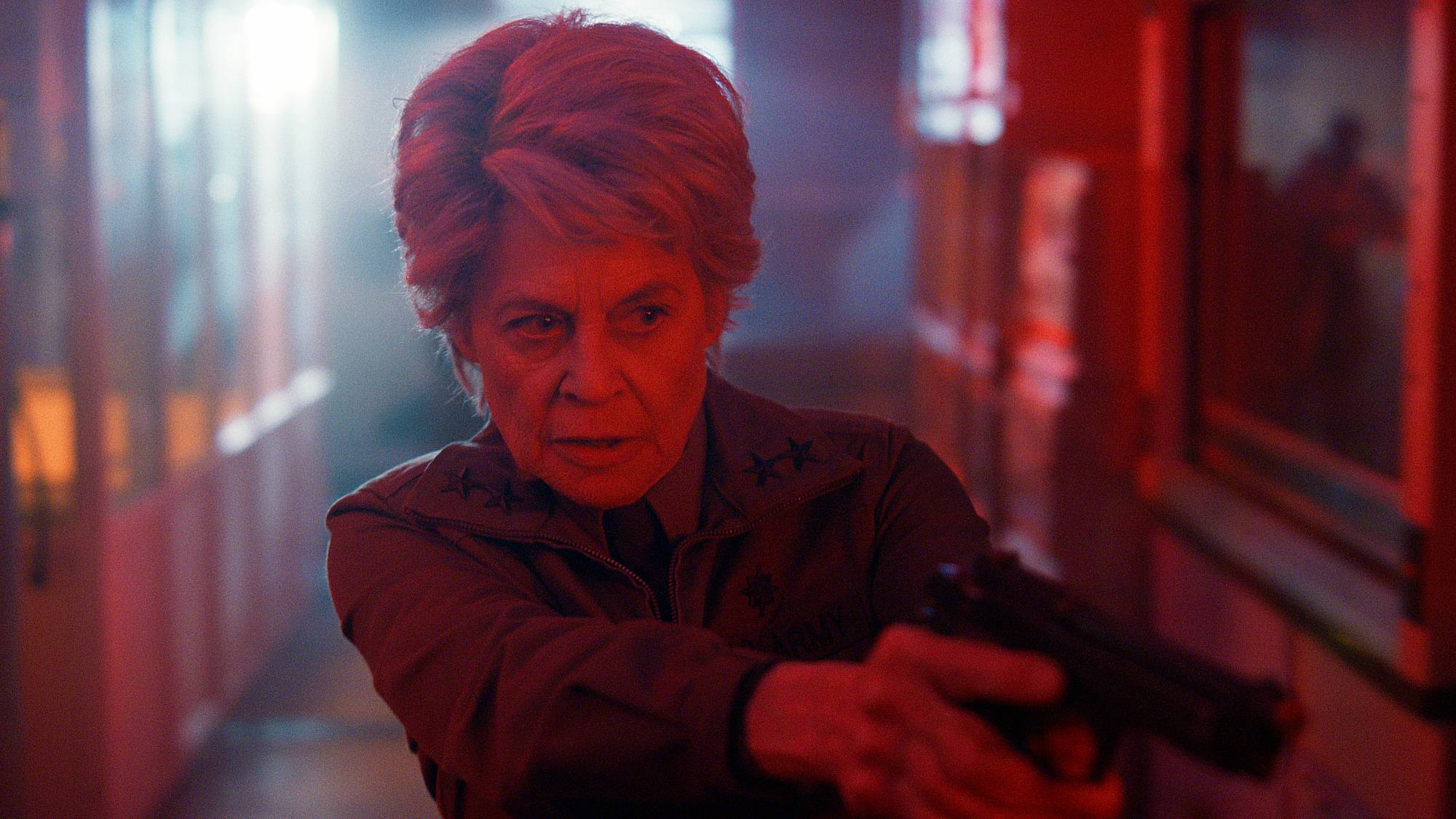 Linda Hamilton as Dr. Kay in "Stranger Things" season 5