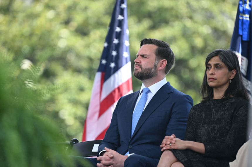US Vice President JD Vance (left), whose wife second lady Usha Vance is Indian American, has made public remarks suggesting that too many immigrants would threaten the fabric of the nation.