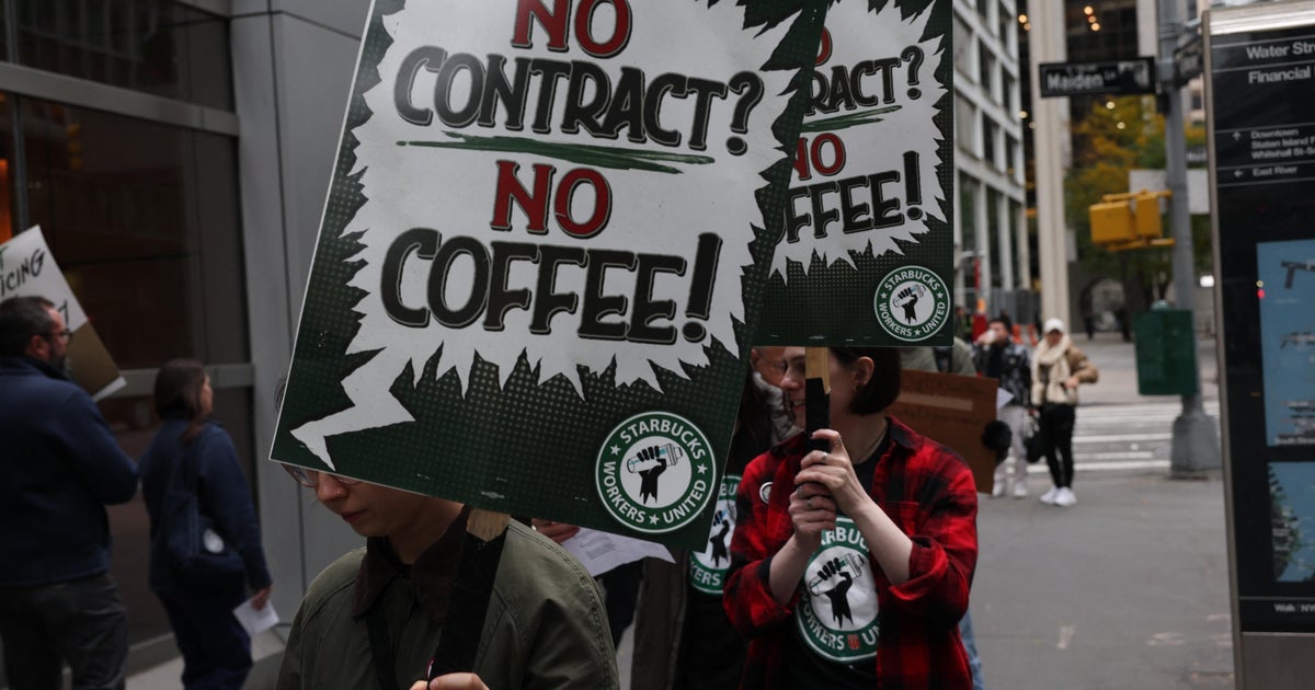  Starbucks unionized workers to strike on Thursday, demanding labor contract
