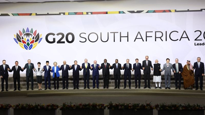  G20 summit in South Africa adopts declaration despite US boycott