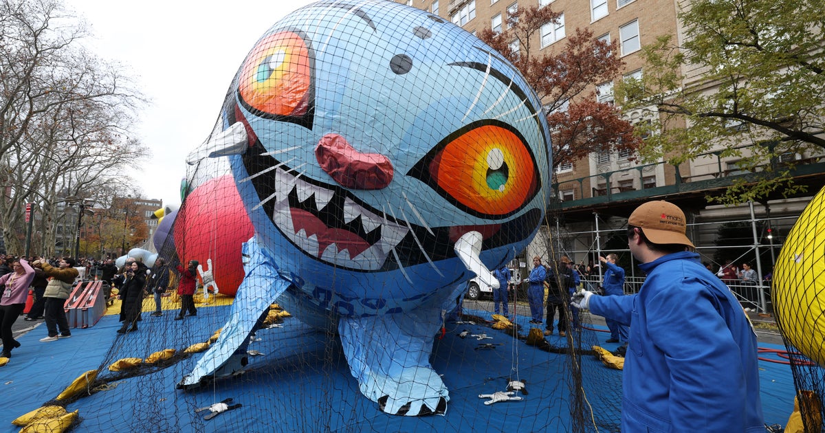  2025 Macy’s Thanksgiving Day Parade balloon inflation celebration held in NYC
