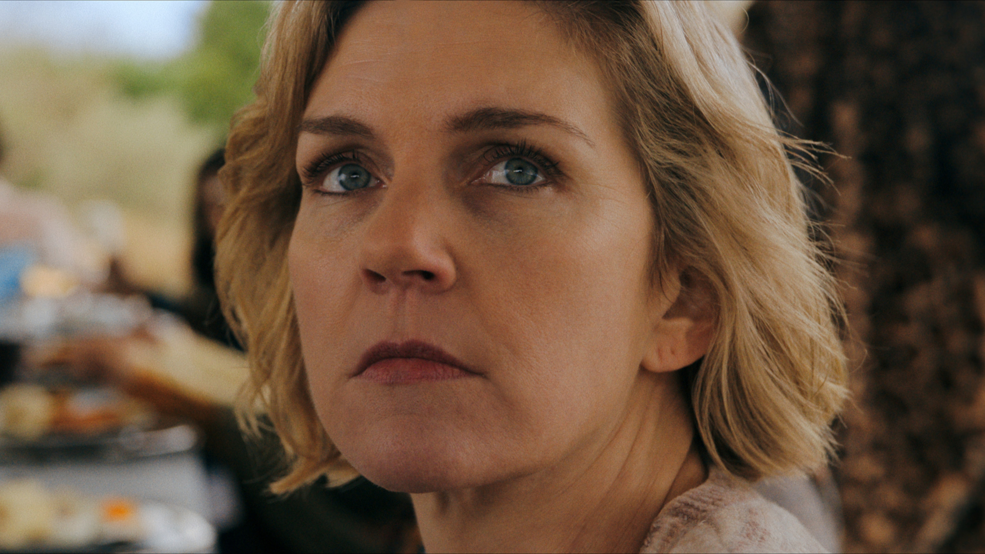 Rhea Seehorn in "Pluribus," now streaming on Apple TV+