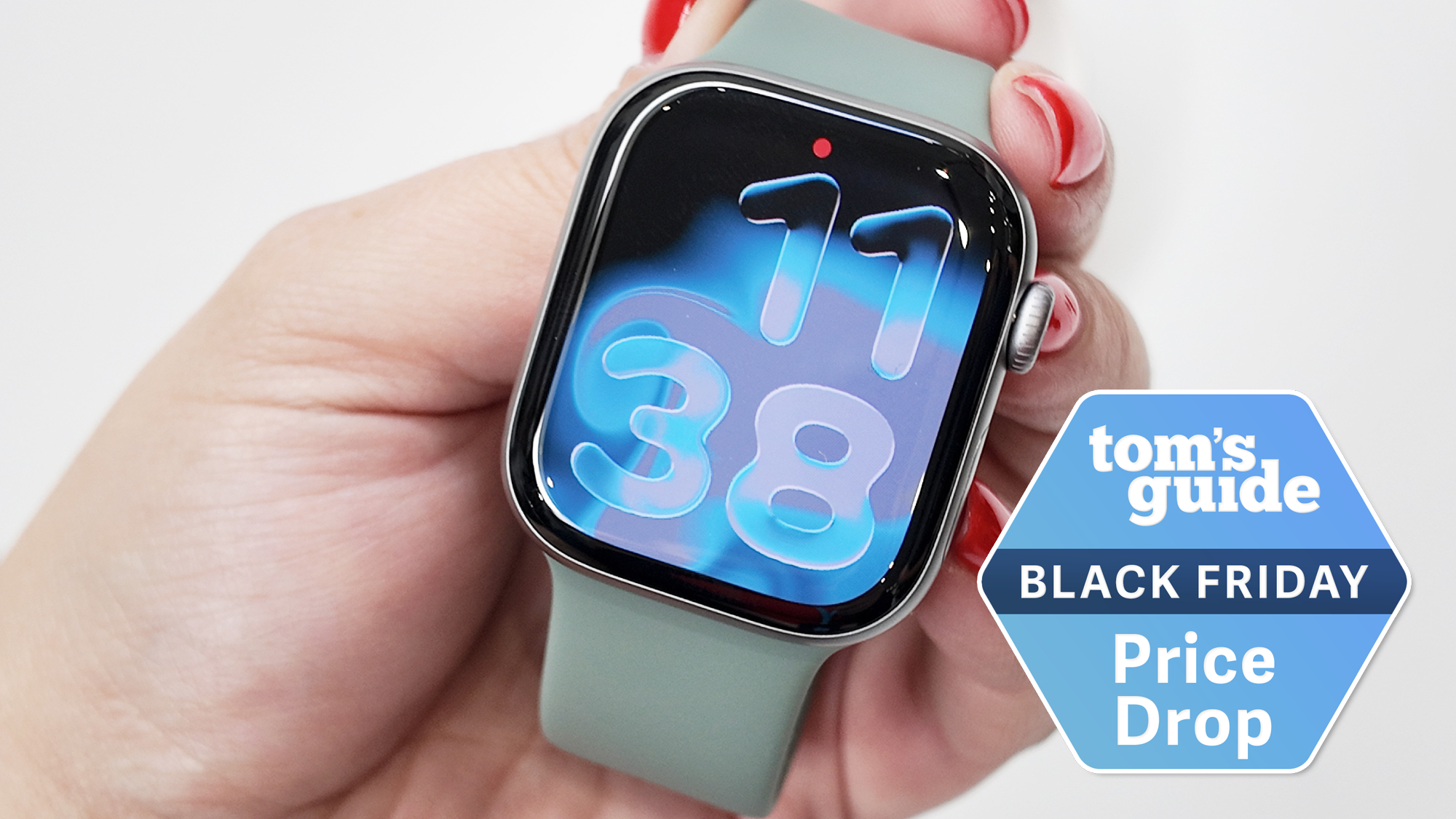 Apple Watch 11 held in hand