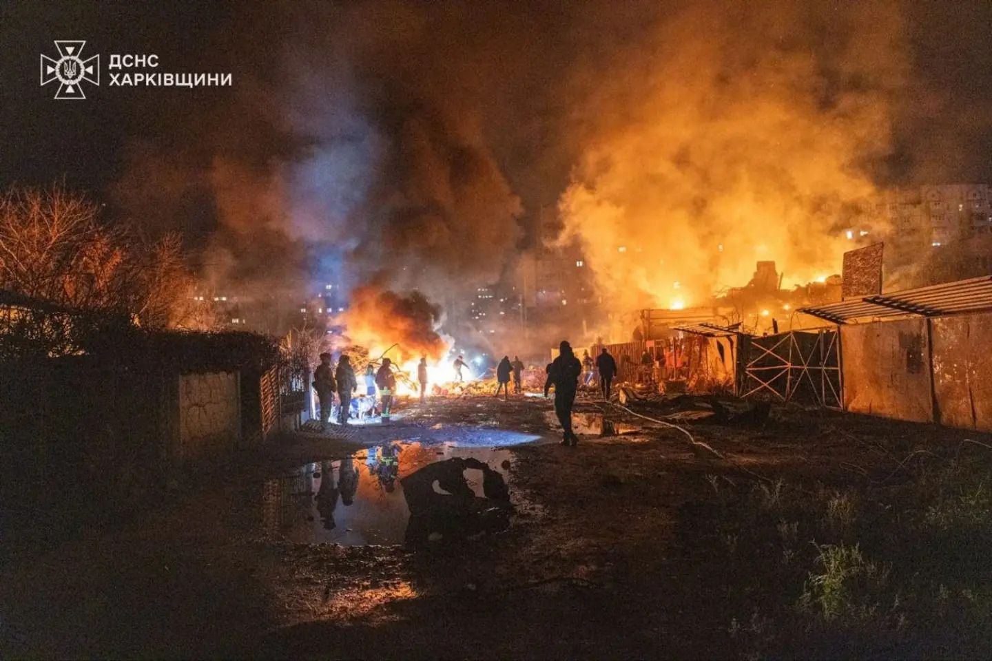  4 killed, 13 injured in Kharkiv amid Russian drone attack