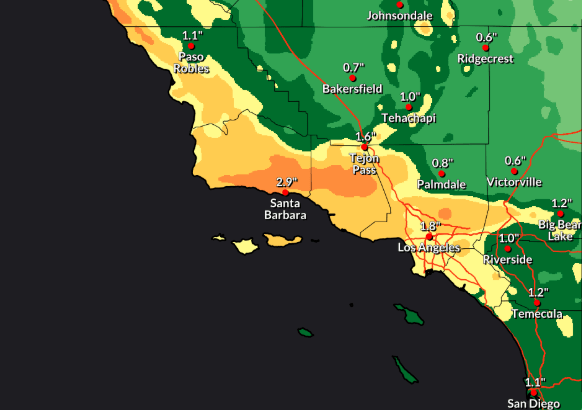  Rain & Mudslide Fears, Evacuation Warnings