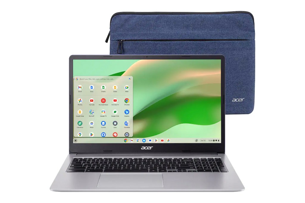 Laptop with case