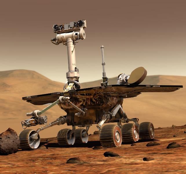 mars rover artist image