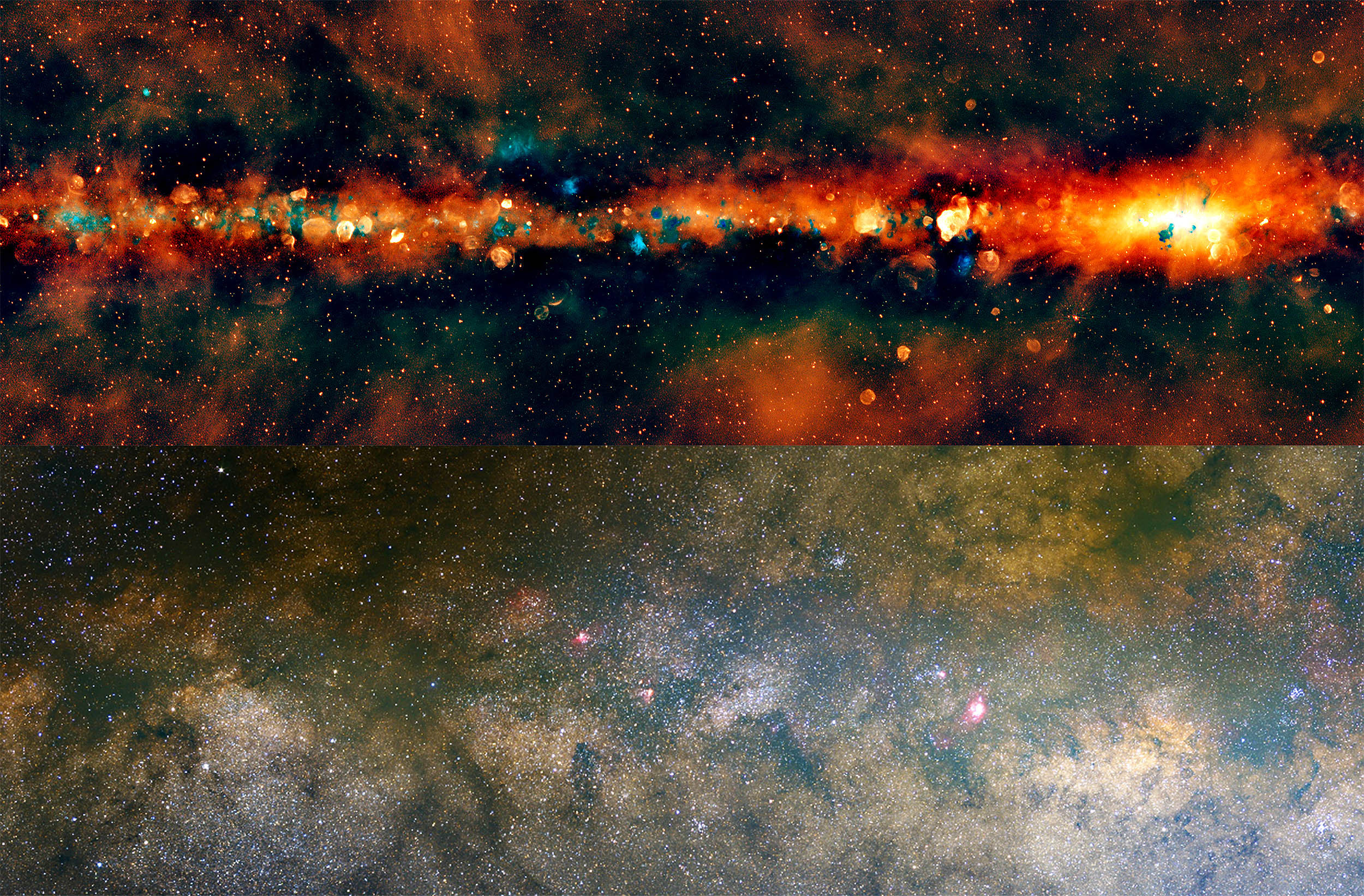  Milky Way captured in stunning color by Southern radio telescopes