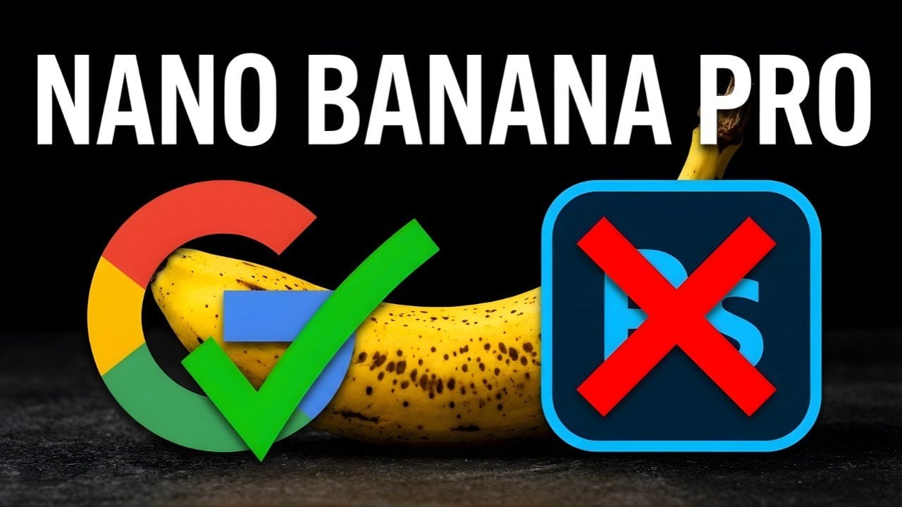  Nano Banana Pro vs Photoshop, AI Image Tool with 4K Output