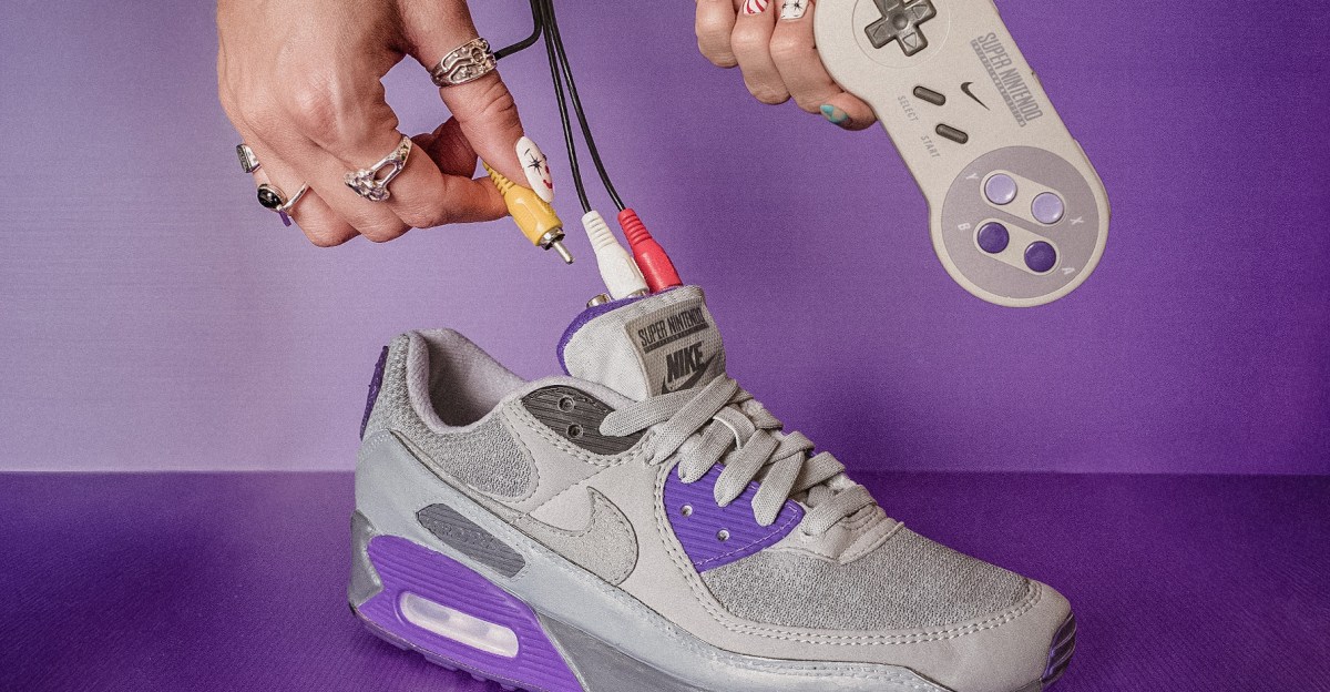  You can play classic Nintendo games on these custom SNES Nike sneakers