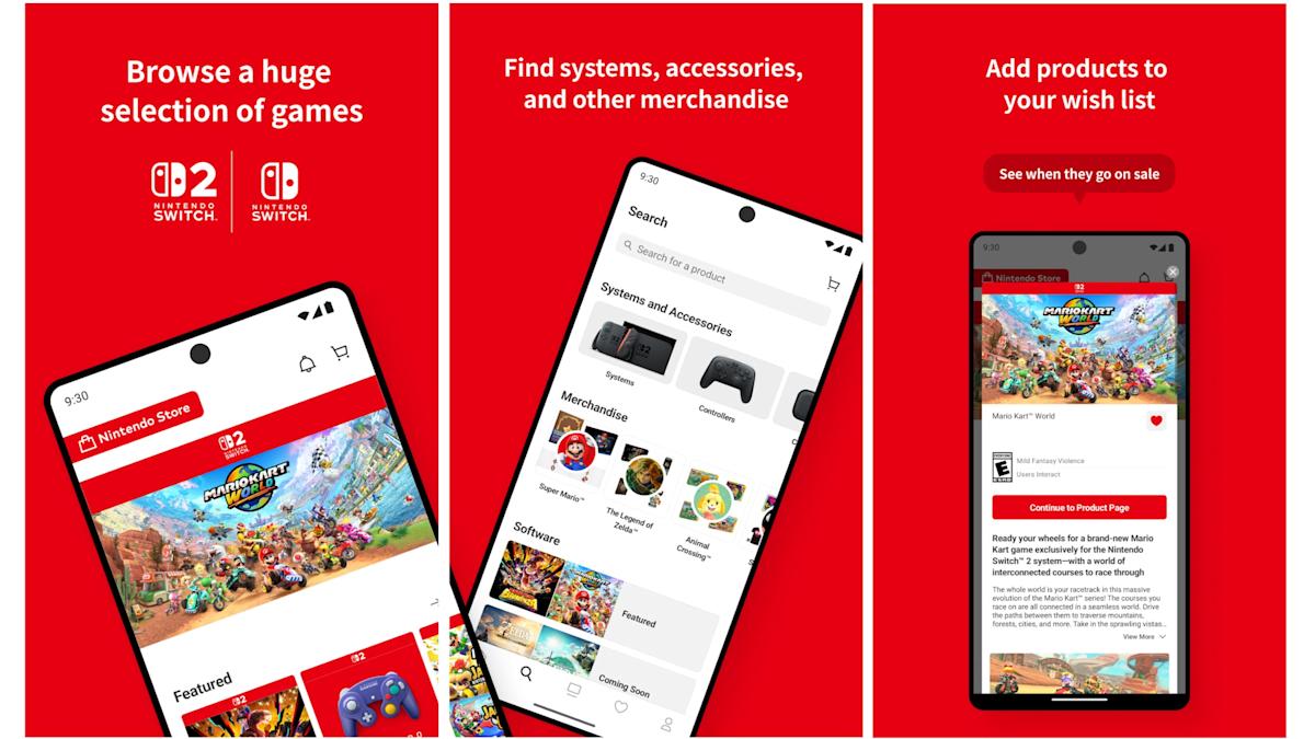  An official Nintendo Store app hits iOS and Android