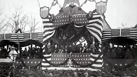 Getty Images Garfield's inauguration ceremony in March 1881; he set out as President with an ambitious agenda (Credit: Getty Images)