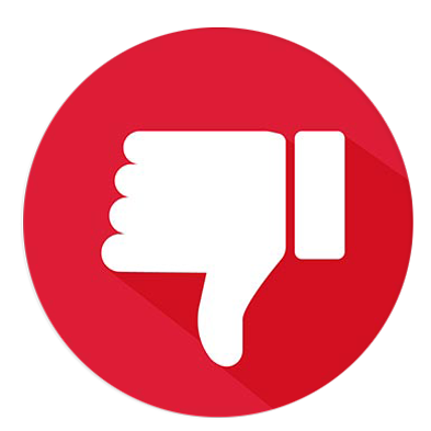 Thumbs down