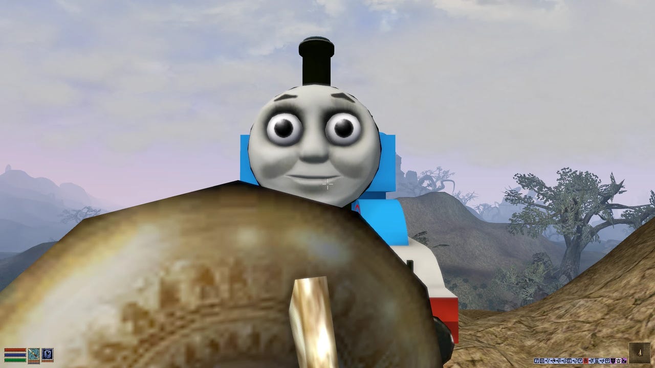  ‘Mattel Is Constantly Out to Kill Me’ — Creator of Original Thomas the Tank Engine Mod for Skyrim Puts Thomas in Morrowind in Defiance of ‘Legal Threats’