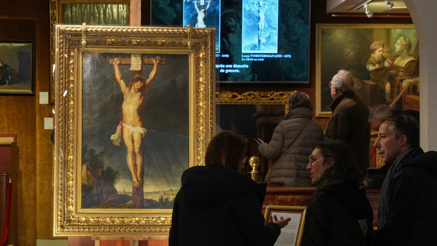  Lost for over 400 years, Rubens painting sells for $2.7 million at auction : NPR