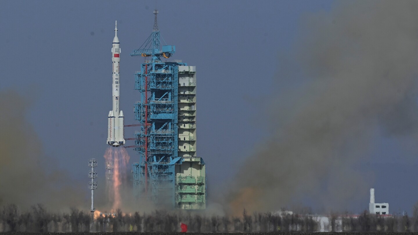  China launches spacecraft to help with astronauts’ eventual return