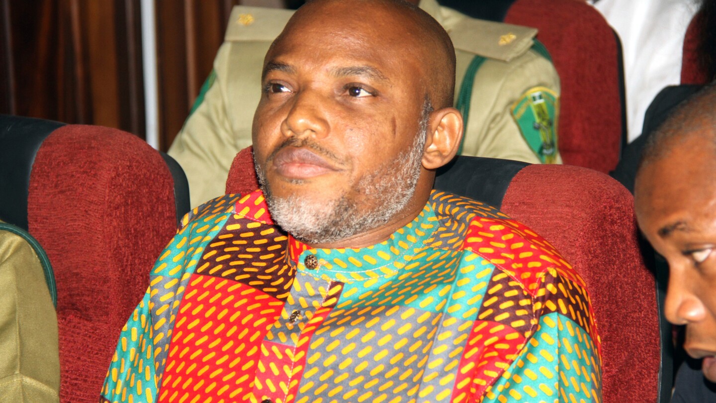  Nigerian court sentences separatist leader Nnamdi Kanu to life in prison