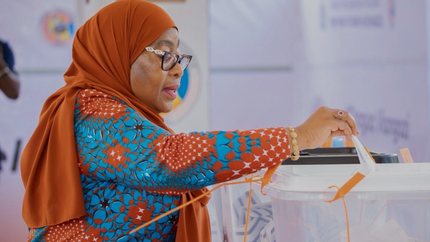  Tanzanian President Hassan wins disputed election with more than 97% of vote, official results show