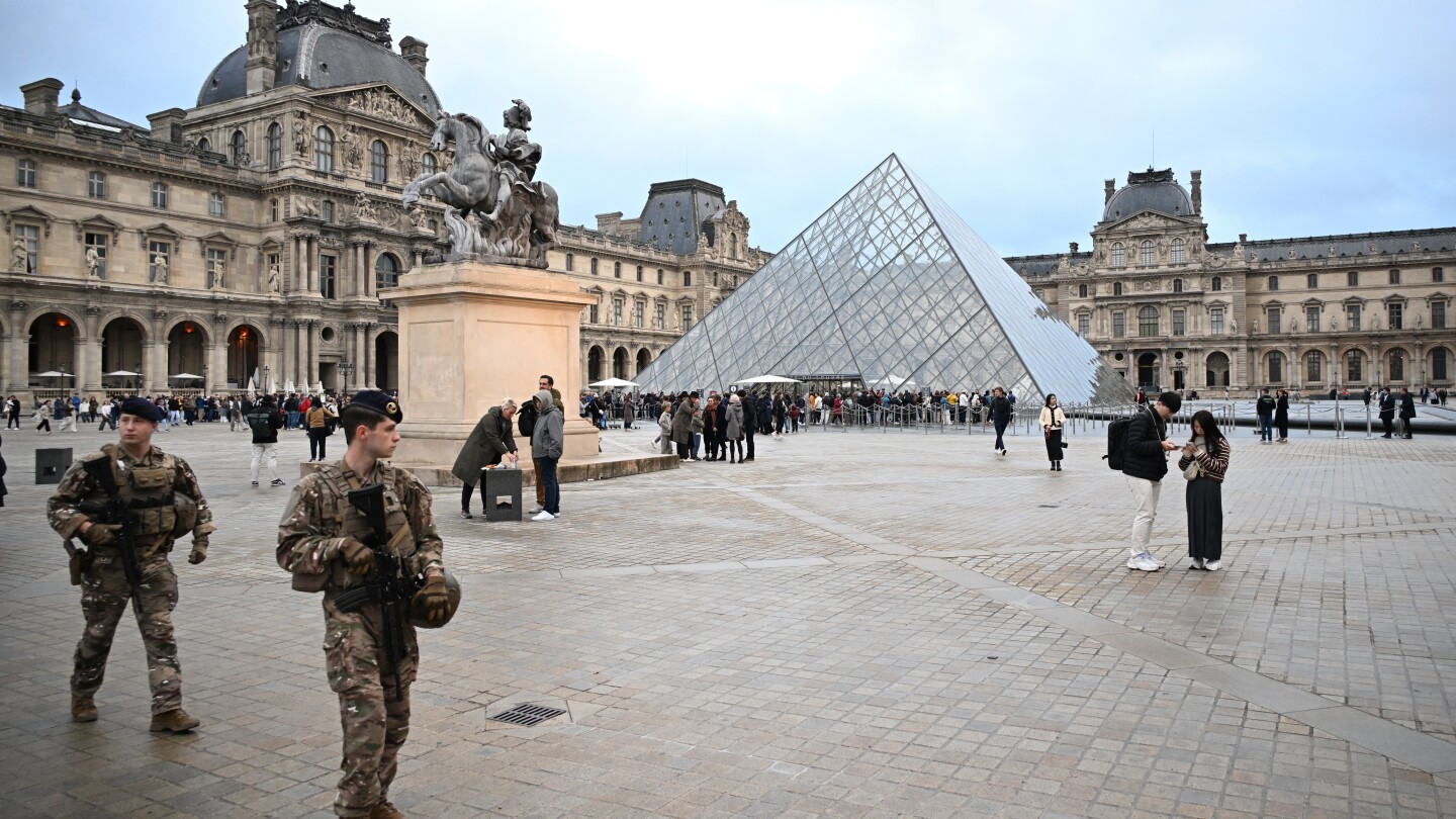  French police arrest man linked to Louvre Museum crown jewels heist