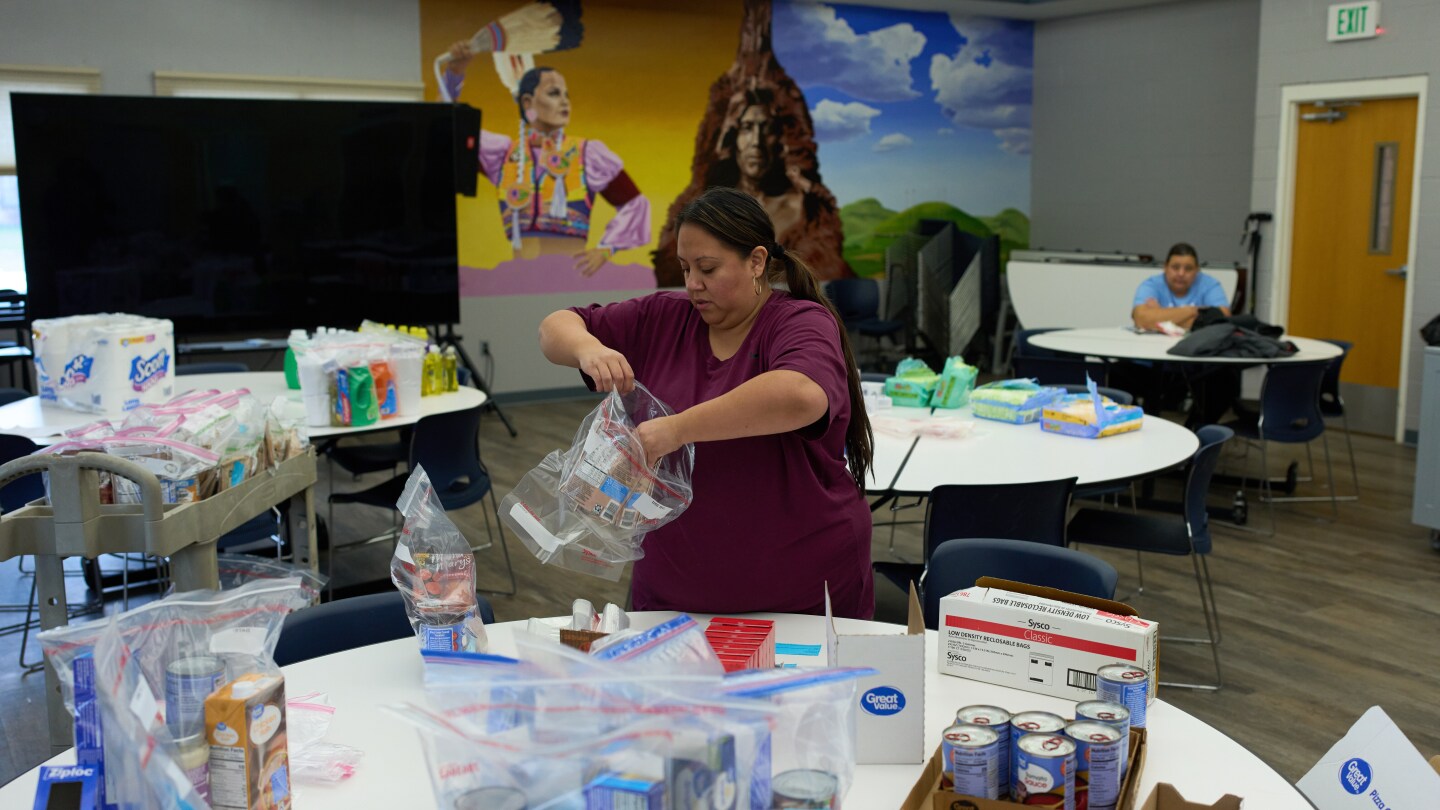  Federal aid limbo: California students turn to college food pantry