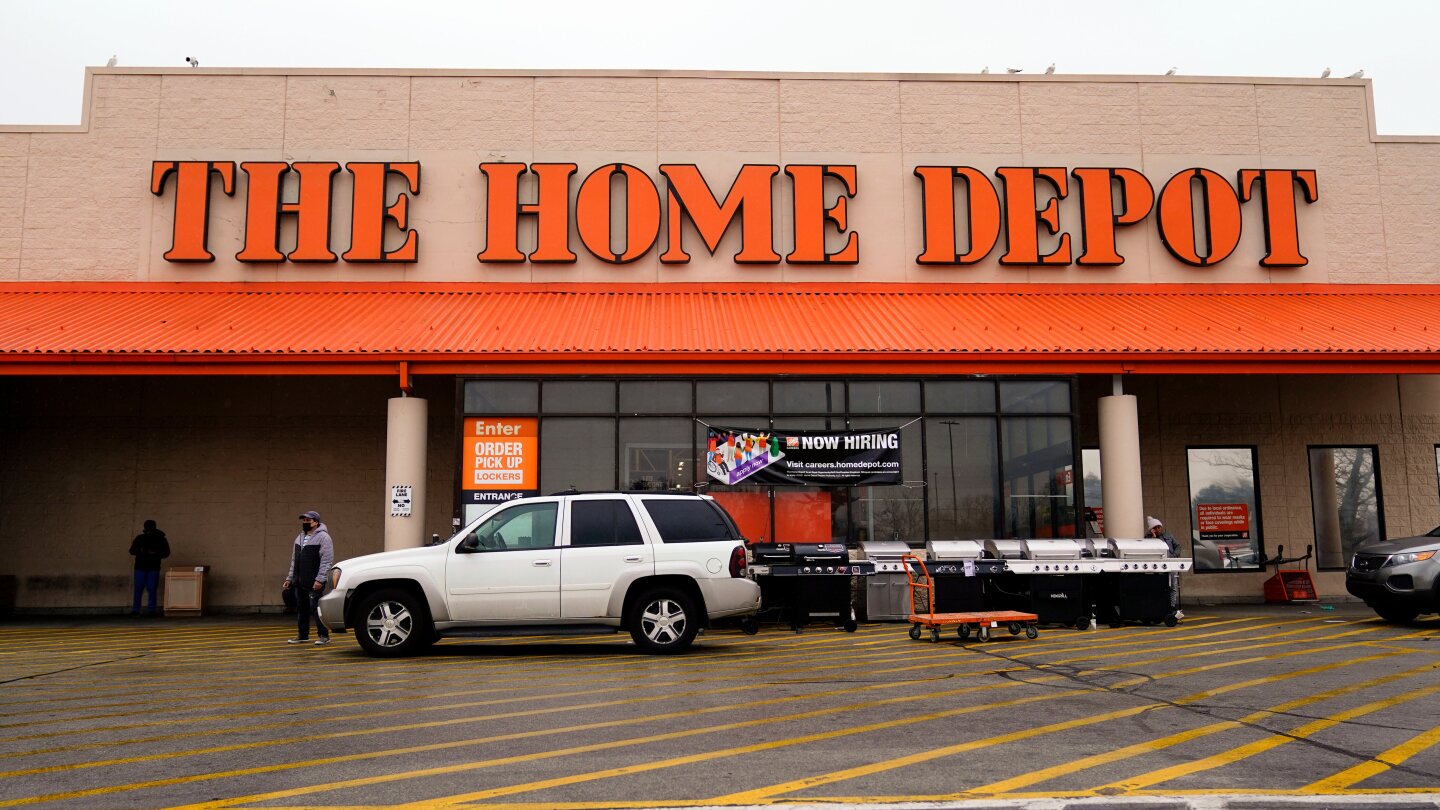  Mixed quarter at Home Depot with less storm damage to homes and a more anxious shopper