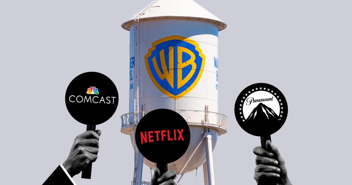  Warner Bros. auction poised to recast Hollywood with Paramount, Comcast and Netflix vying for the prize