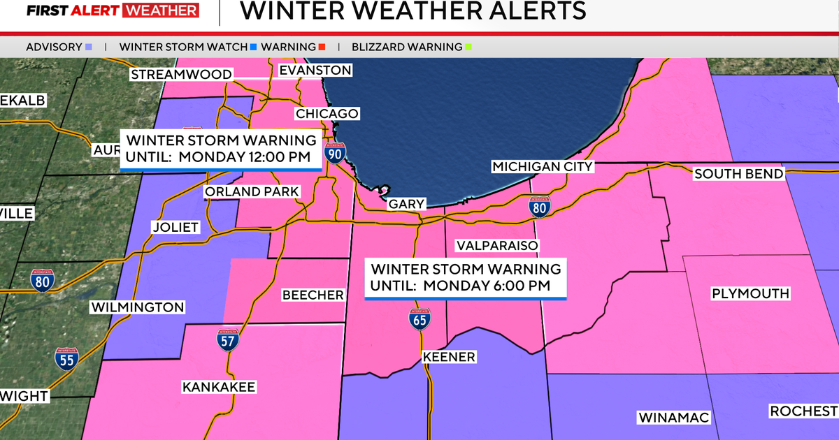  Winter Storm Warning begins at 9 p.m. in Chicago; snow may fall at 3 inches per hour