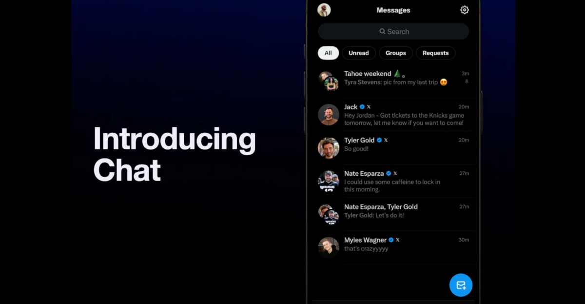  X launches Chat, its new encrypted DMs