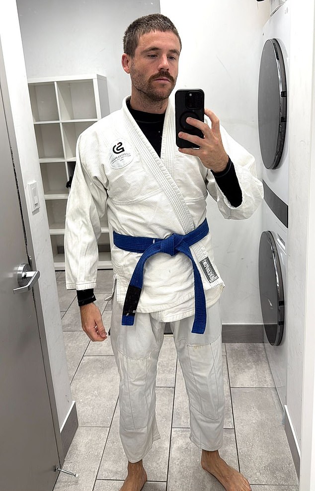 I trained in martial arts (pictured in my uniform) and worked out multiple times a week - being fit and healthy had become part of my identity