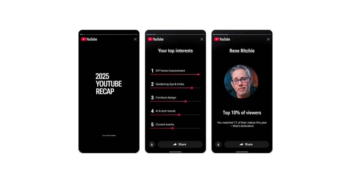  YouTube ‘Recap’ is a video version of Spotify Wrapped