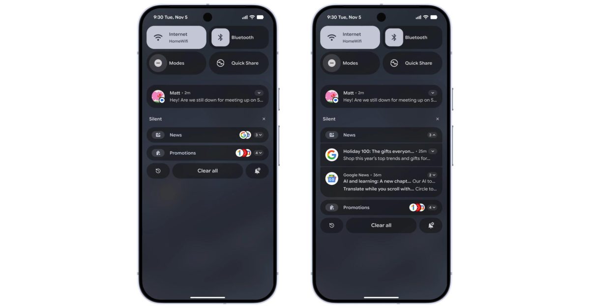  Google rolling out Notification Organizer to Pixel