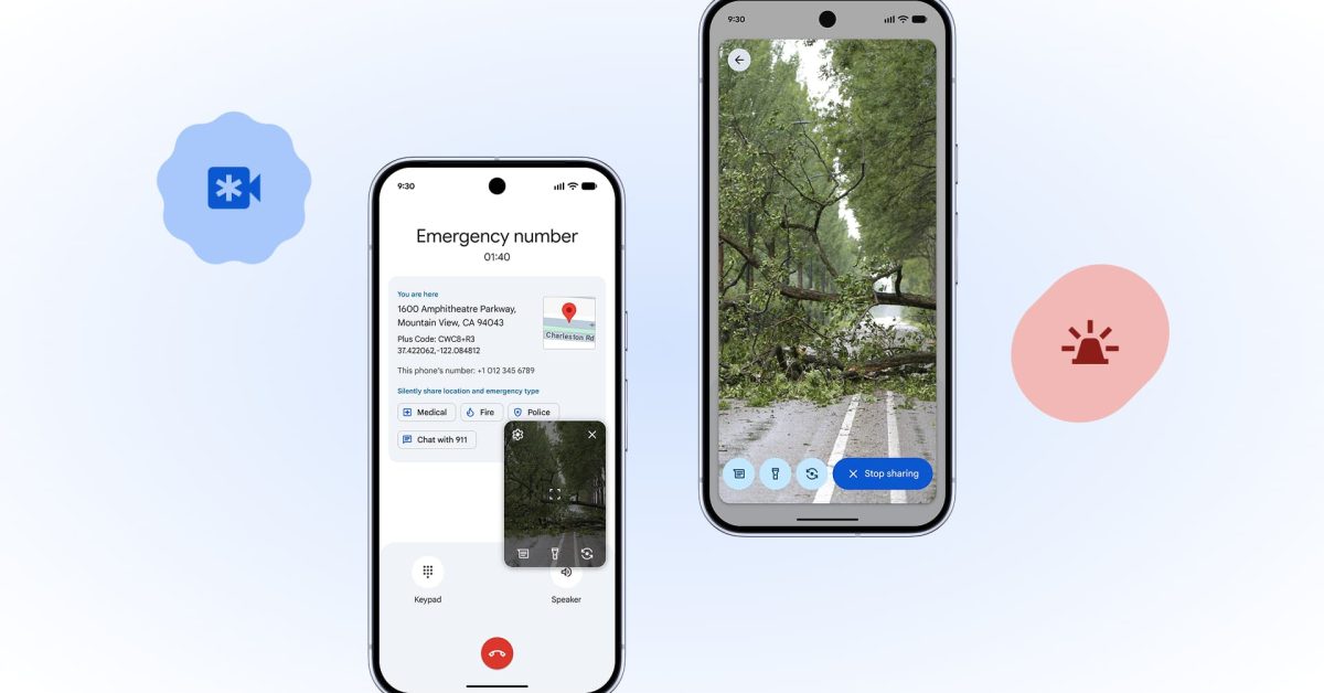  Google rolling out Android Emergency Live Video sharing